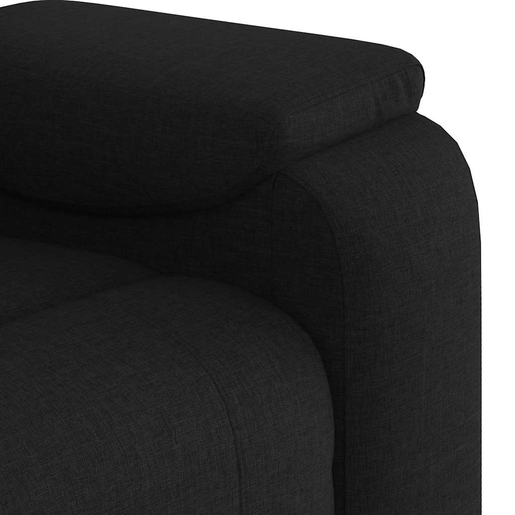 Fauteuil de massage inclinable Noir Tissu - XIOS