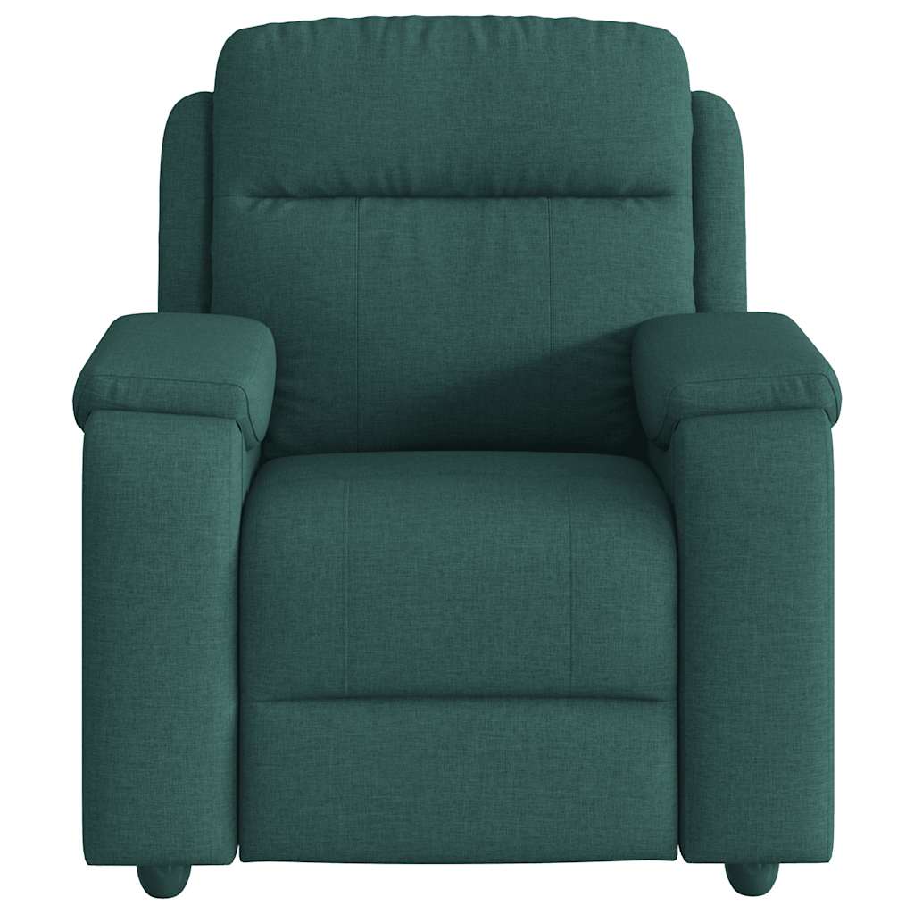 Fauteuil de massage inclinable Vert foncé Tissu - XIOS