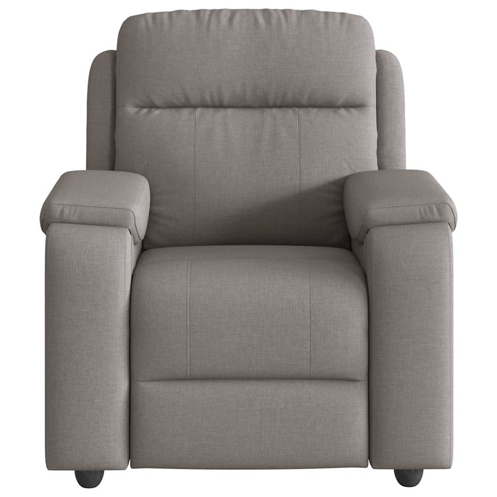 Fauteuil de massage inclinable Taupe Tissu - XIOS