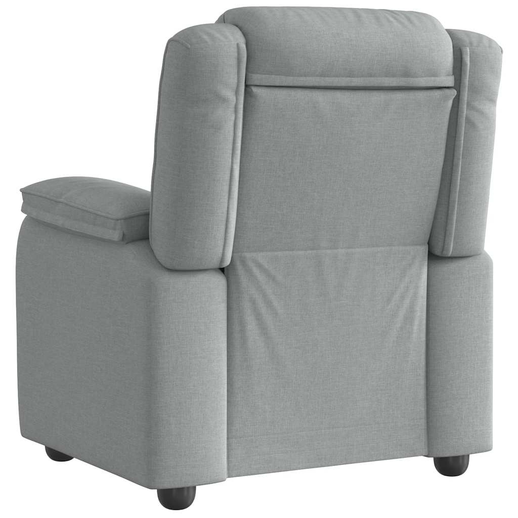Fauteuil inclinable Gris clair Tissu - XIOS