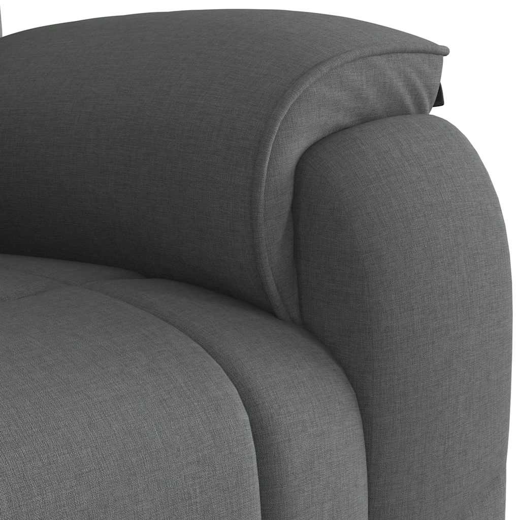 Fauteuil inclinable Gris foncé Tissu - XIOS