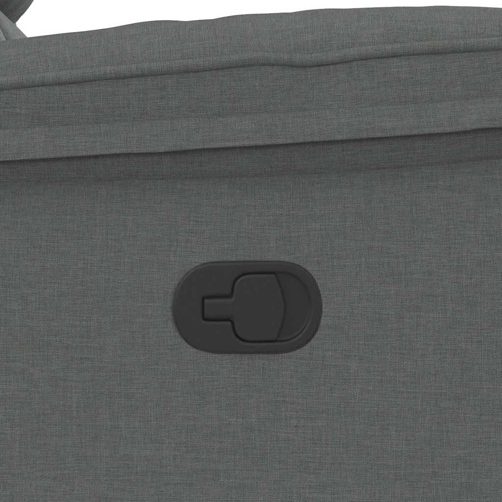 Fauteuil inclinable Gris foncé Tissu - XIOS