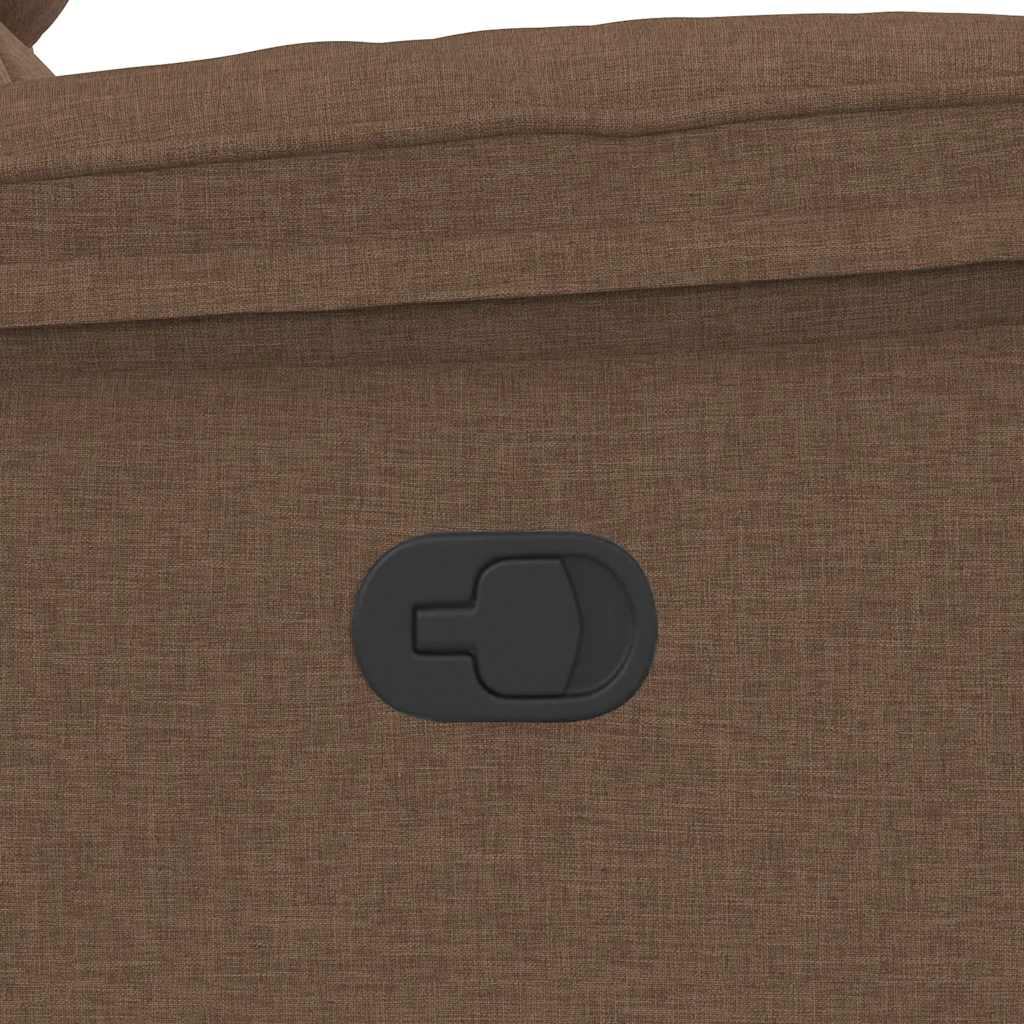 Fauteuil inclinable Marron Tissu - XIOS