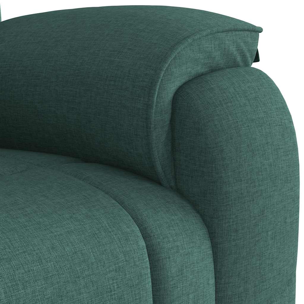 Fauteuil inclinable Vert foncé Tissu - XIOS