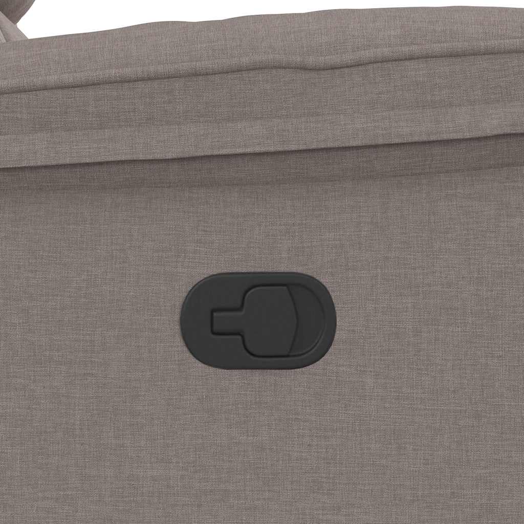 Fauteuil inclinable Taupe Tissu - XIOS