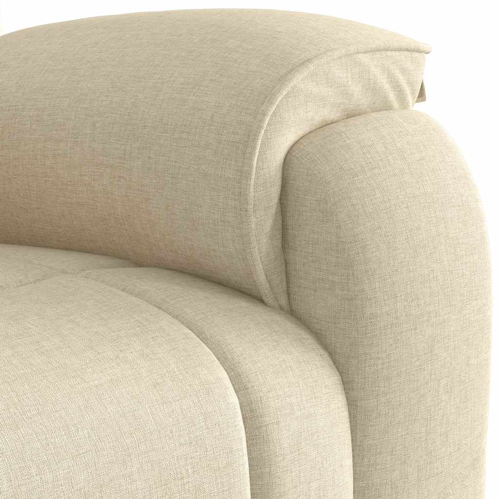 Fauteuil inclinable Crème Tissu - XIOS