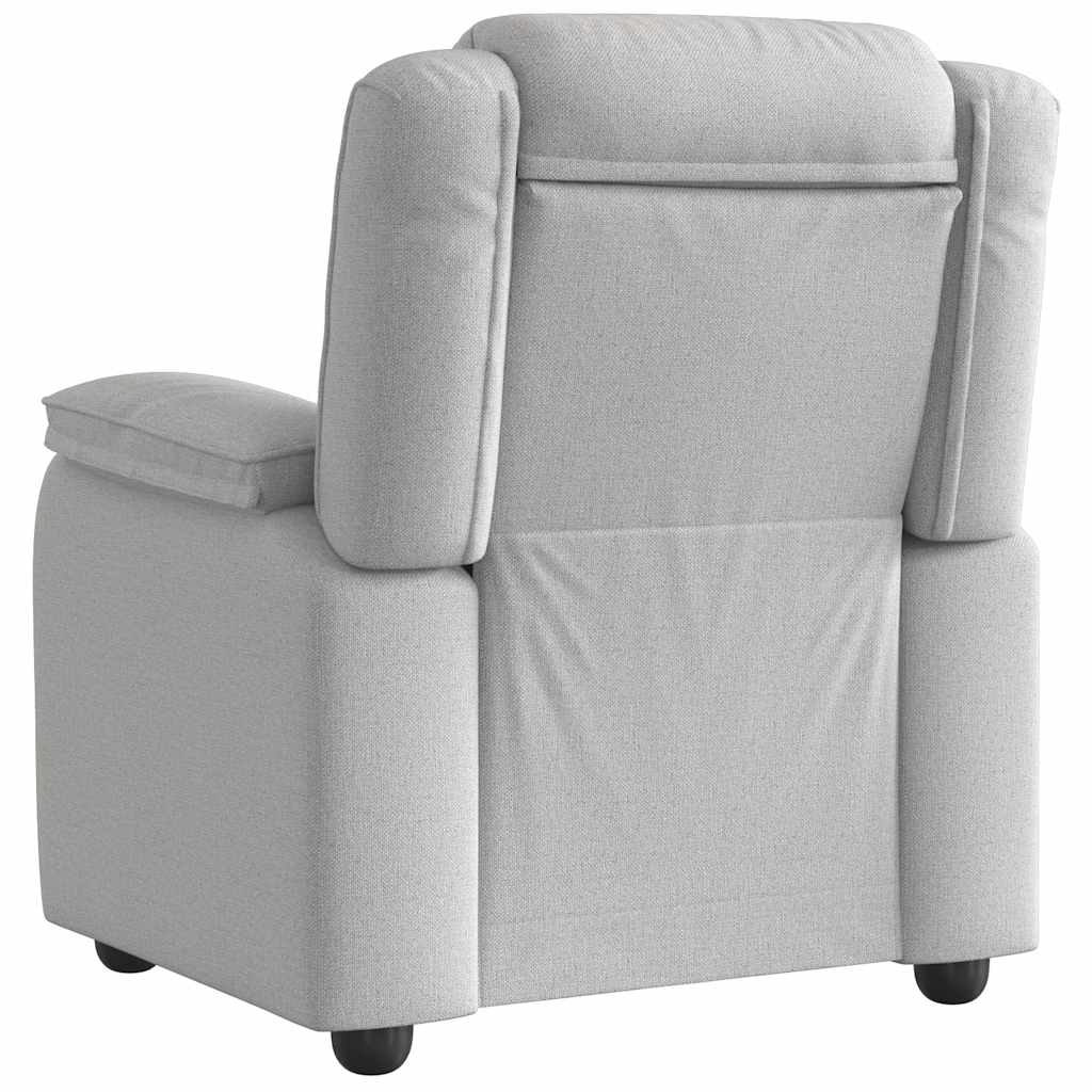 Fauteuil inclinable gris nuage tissu - XIOS