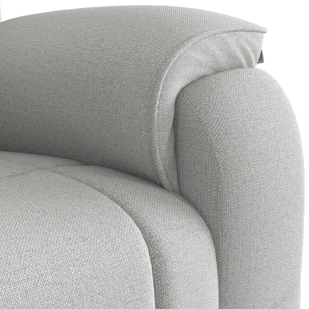 Fauteuil inclinable gris nuage tissu - XIOS