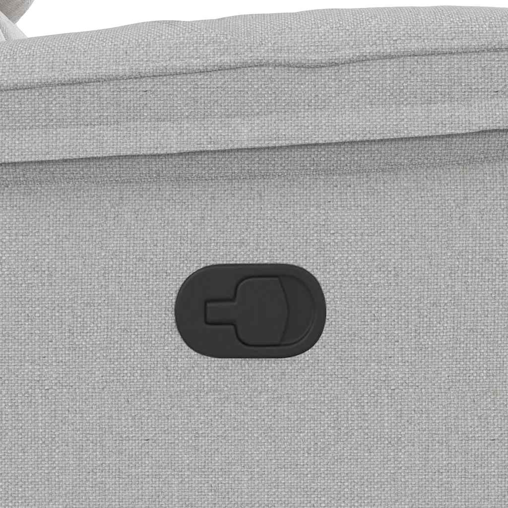 Fauteuil inclinable gris nuage tissu - XIOS