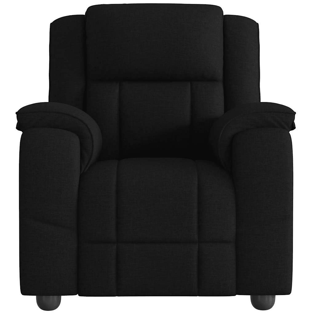 Fauteuil de massage inclinable Noir Tissu - XIOS