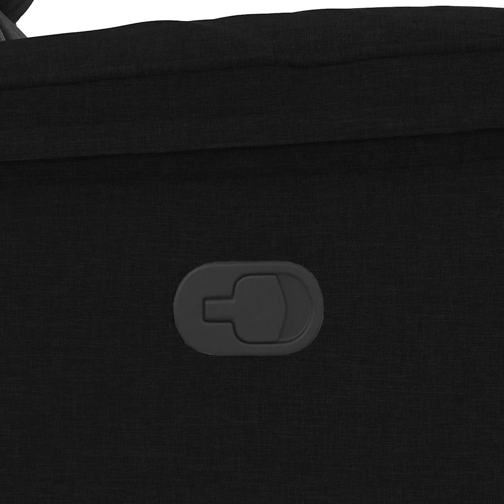 Fauteuil de massage inclinable Noir Tissu - XIOS