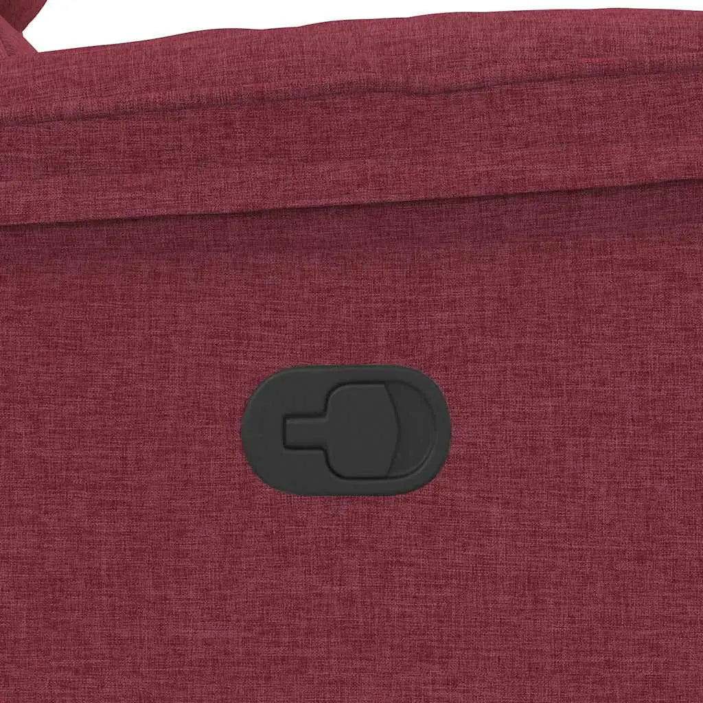 Fauteuil de massage inclinable Rouge bordeaux Tissu - XIOS
