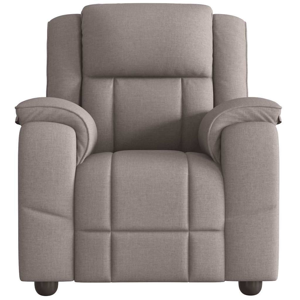 Fauteuil de massage inclinable Taupe Tissu - XIOS