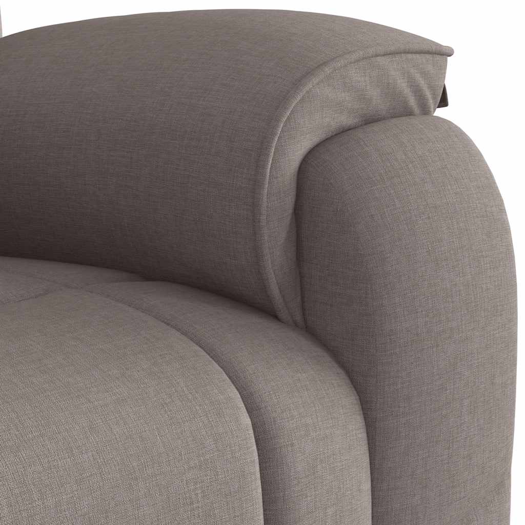Fauteuil de massage inclinable Taupe Tissu - XIOS