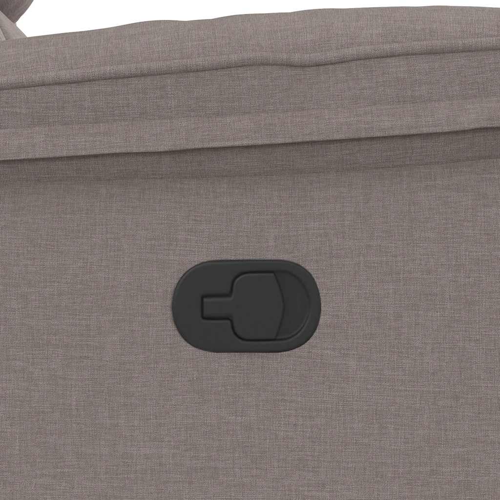 Fauteuil de massage inclinable Taupe Tissu - XIOS