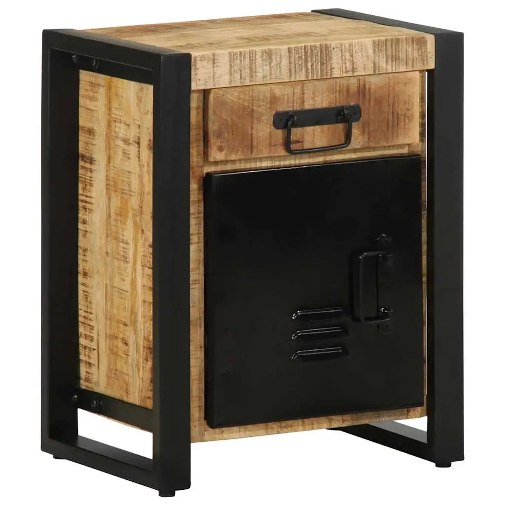 Tables de chevet 2 pcs bois de manguier massif brut - XIOS