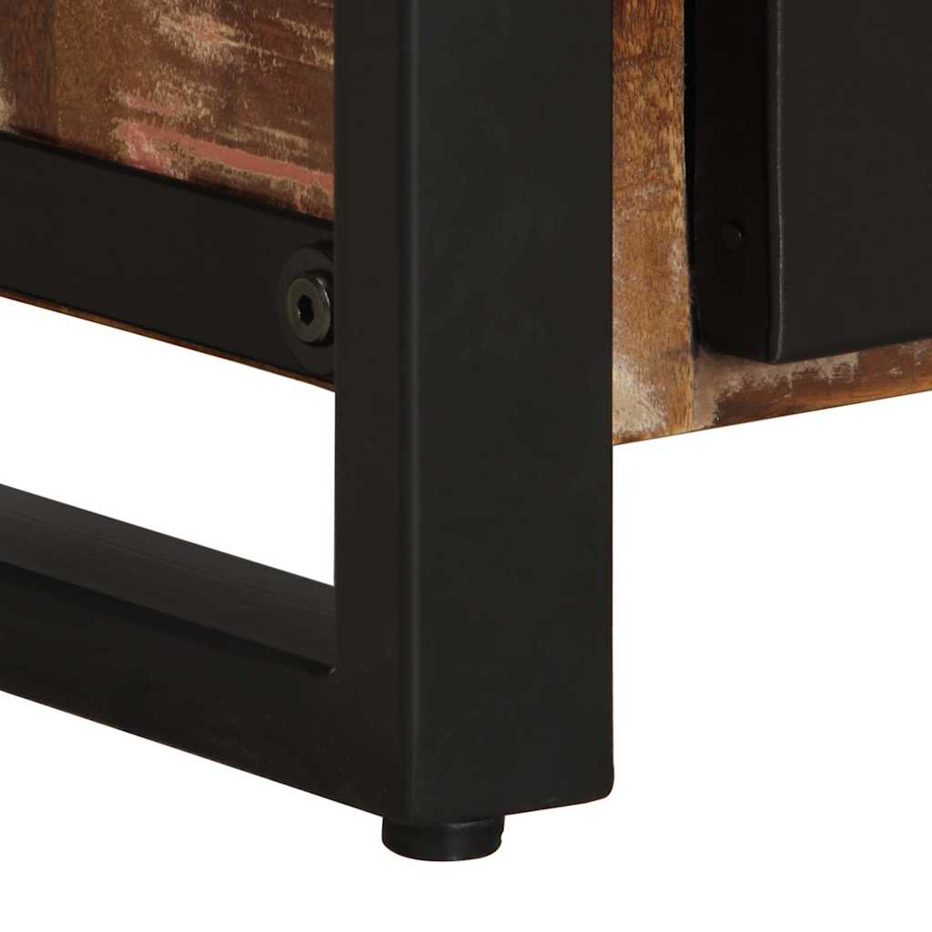 Tables de chevet 2 pcs multicolore bois massif de manguier brut - XIOS