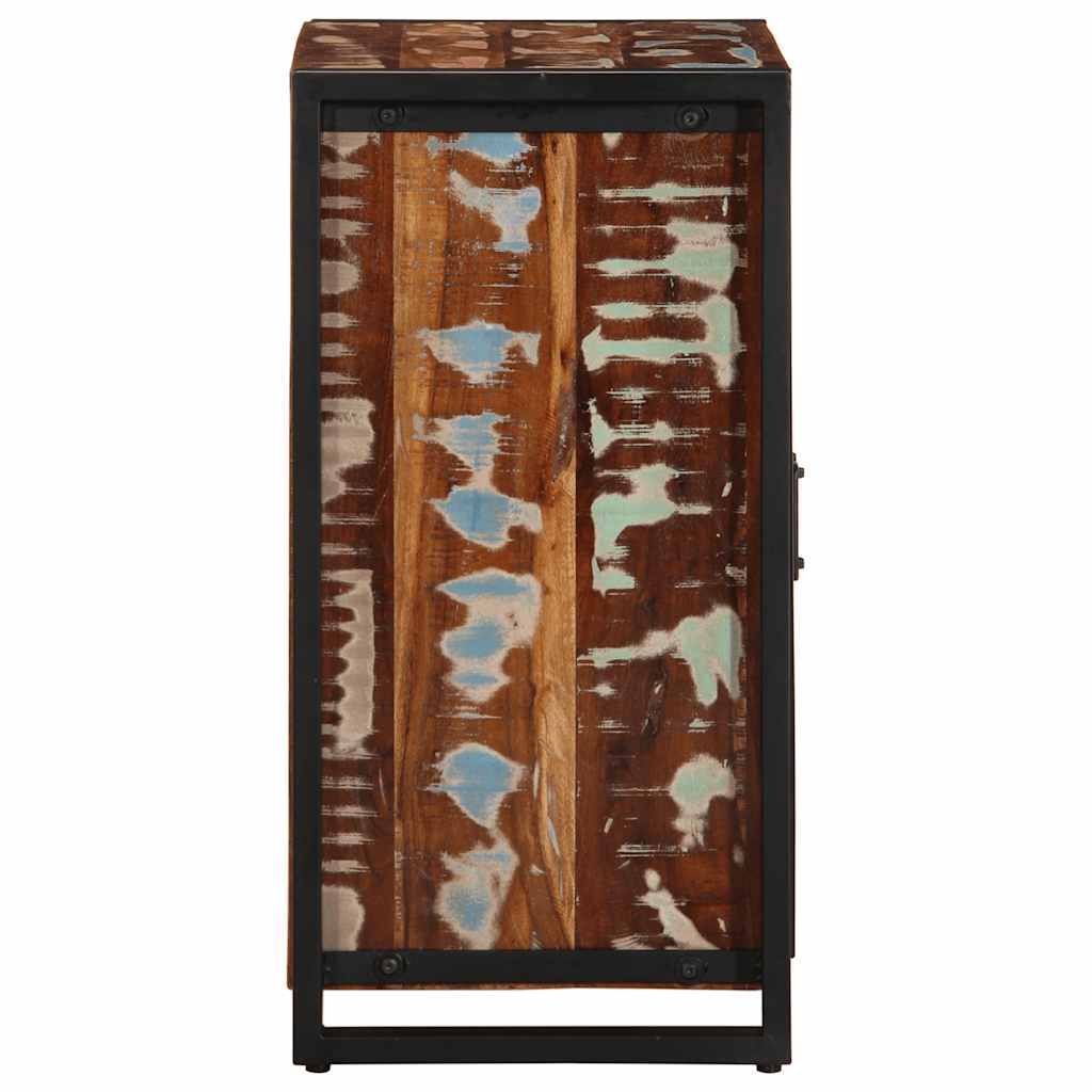 Buffet multicolore 55x35x70 cm bois massif récupération - XIOS