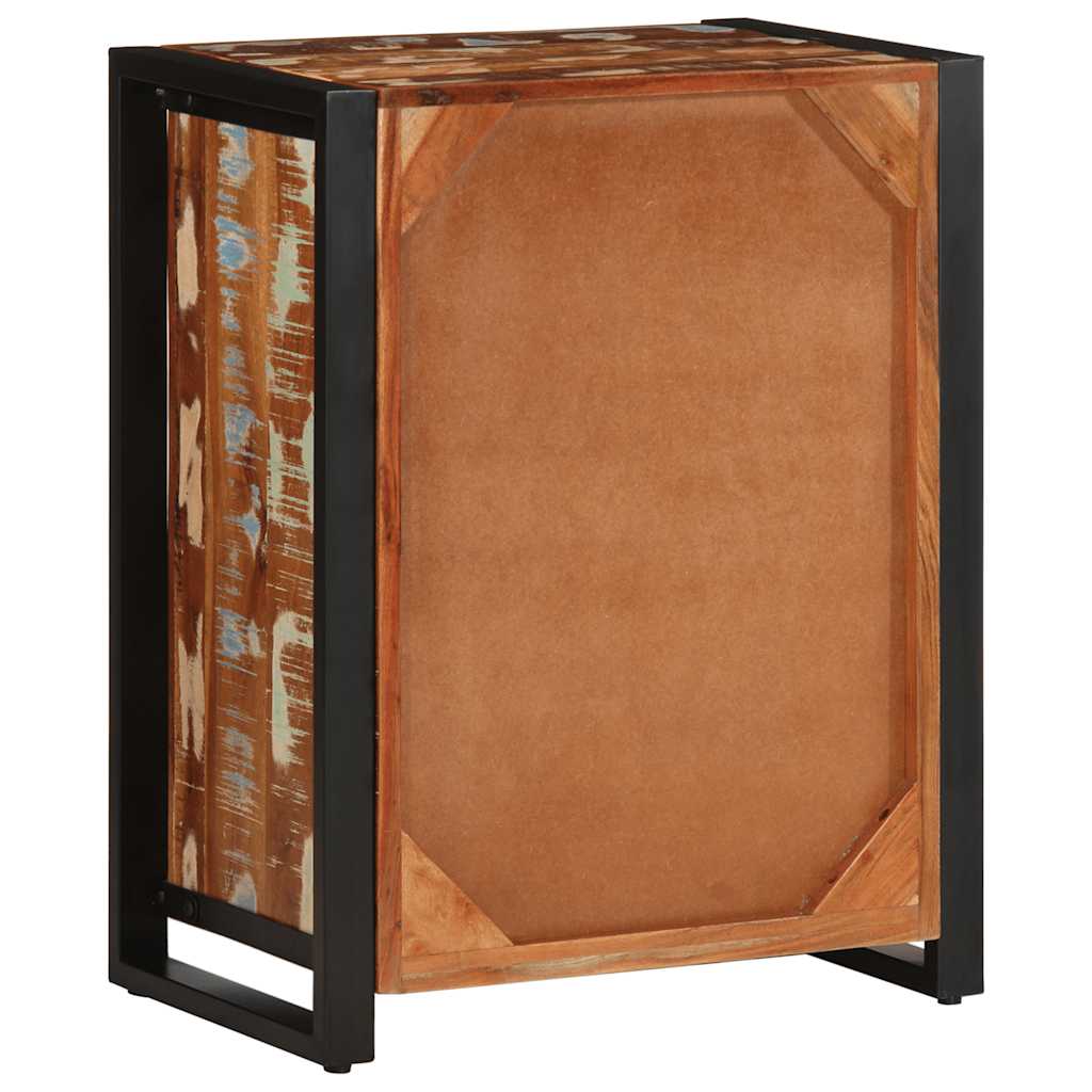 Buffet multicolore 55x35x70 cm bois massif récupération - XIOS
