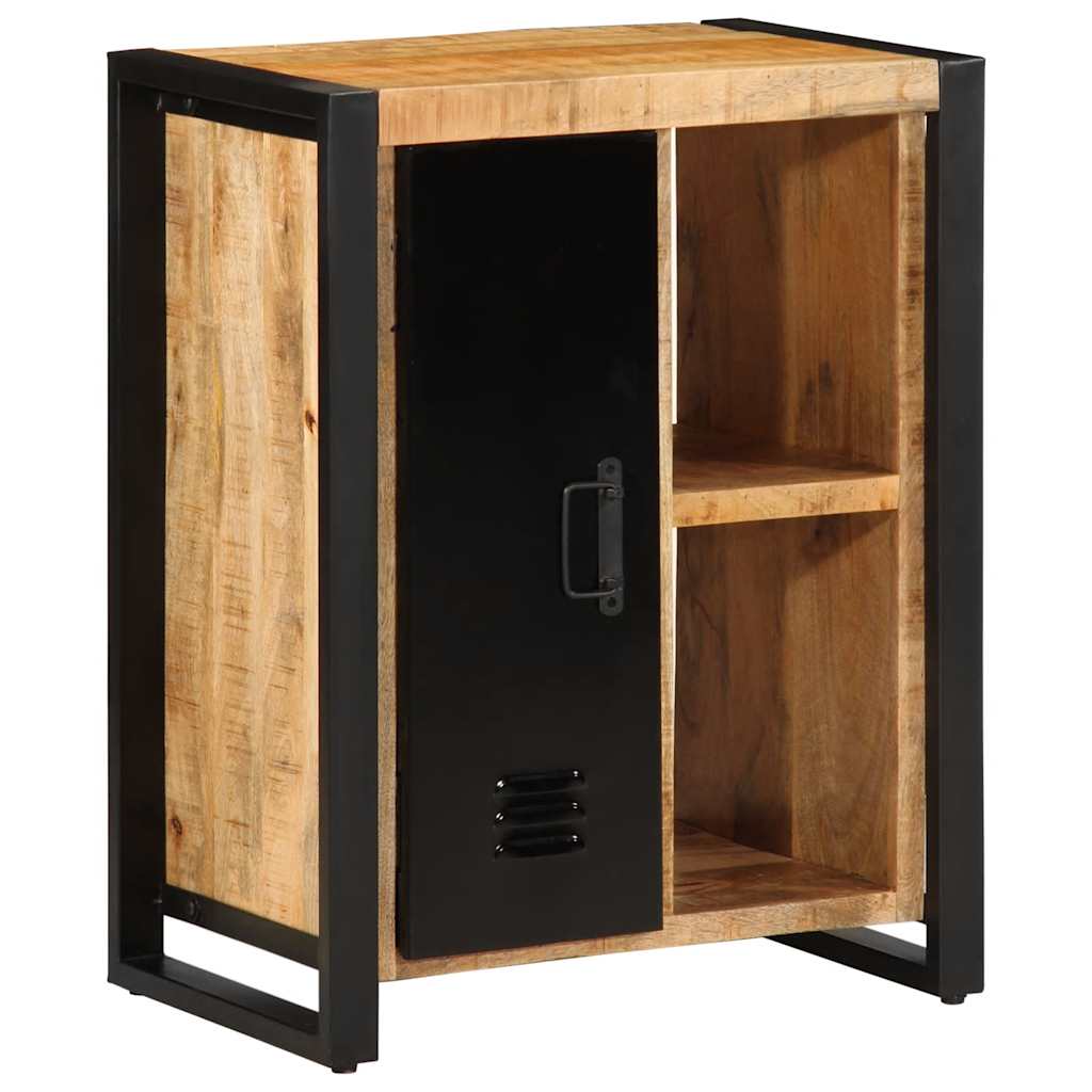 Buffet 55x35x70 cm bois de manguier brut massif - XIOS