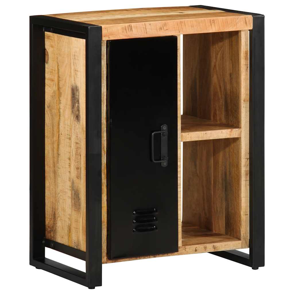 Buffet 55x35x70 cm bois de manguier brut massif - XIOS