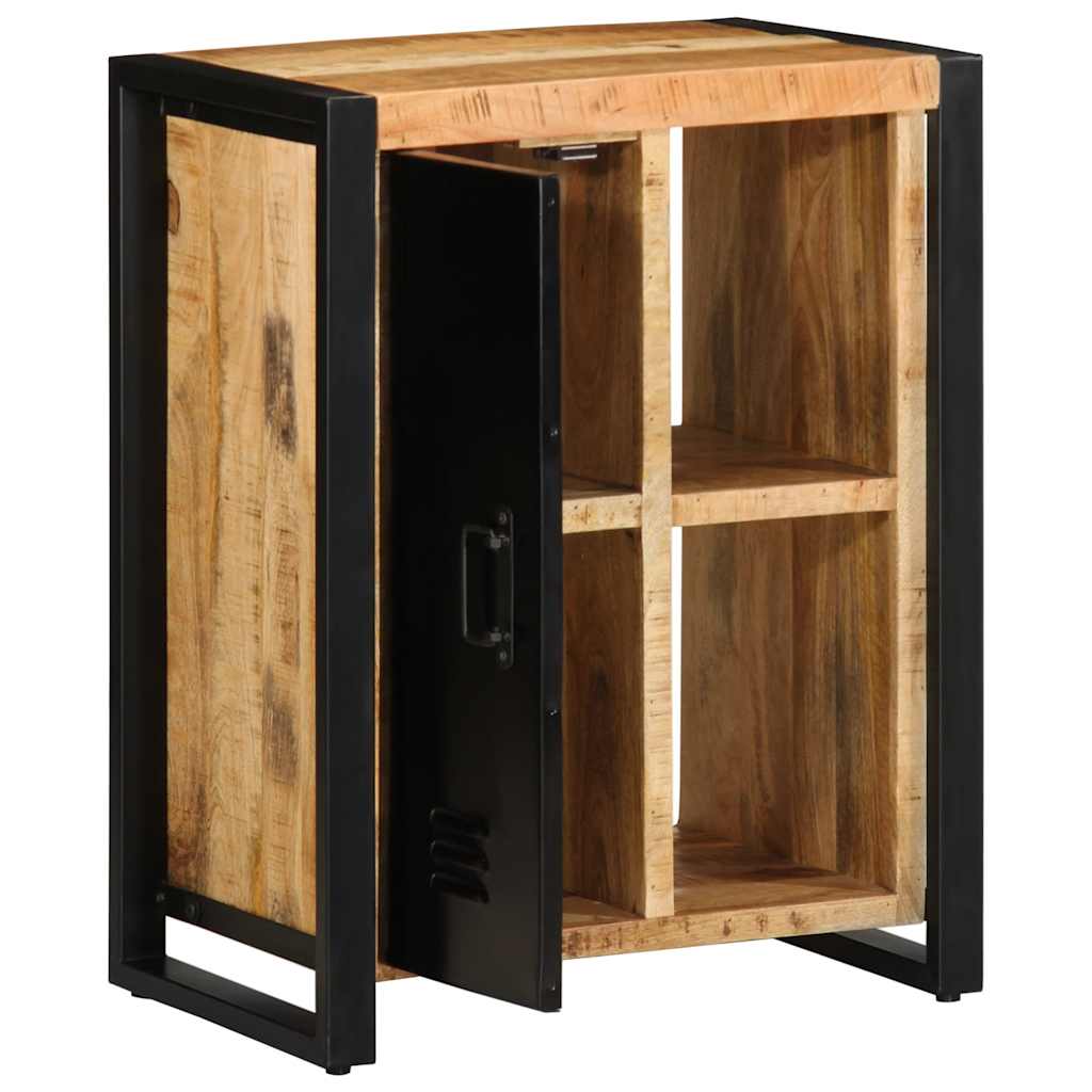 Buffet 55x35x70 cm bois de manguier brut massif - XIOS