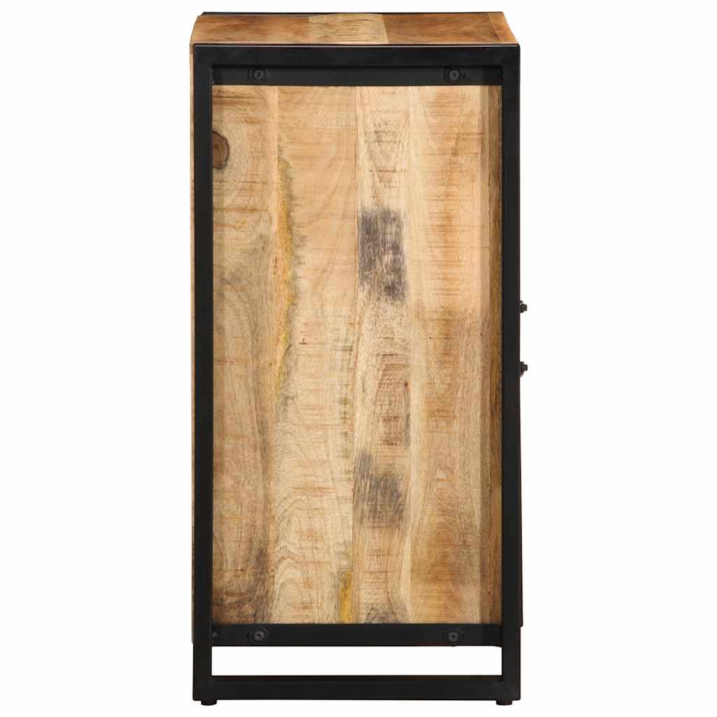 Buffet 55x35x70 cm bois de manguier brut massif - XIOS