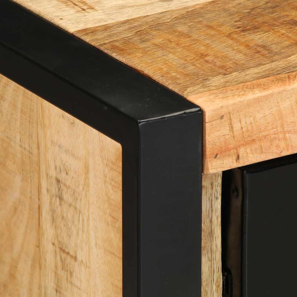 Buffet 55x35x70 cm bois de manguier brut massif - XIOS