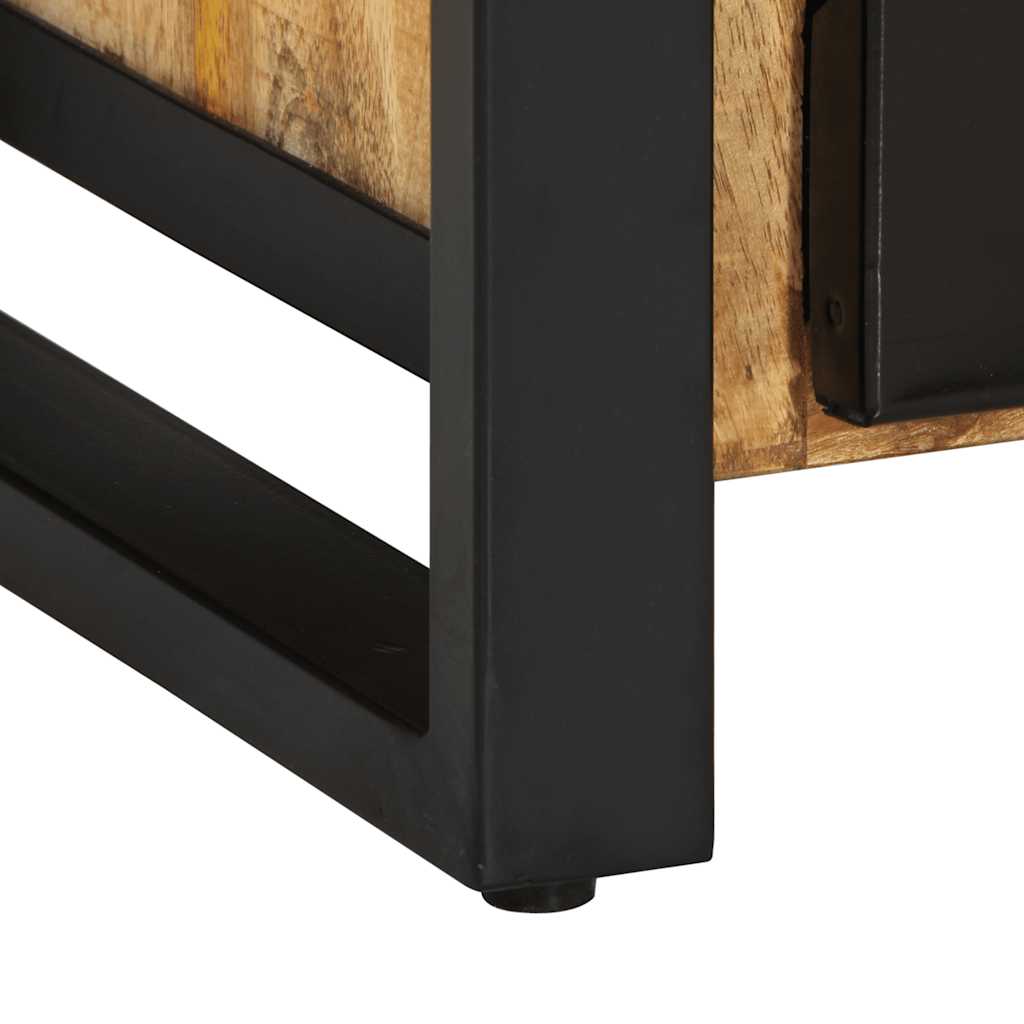 Buffet 55x35x70 cm bois de manguier brut massif - XIOS