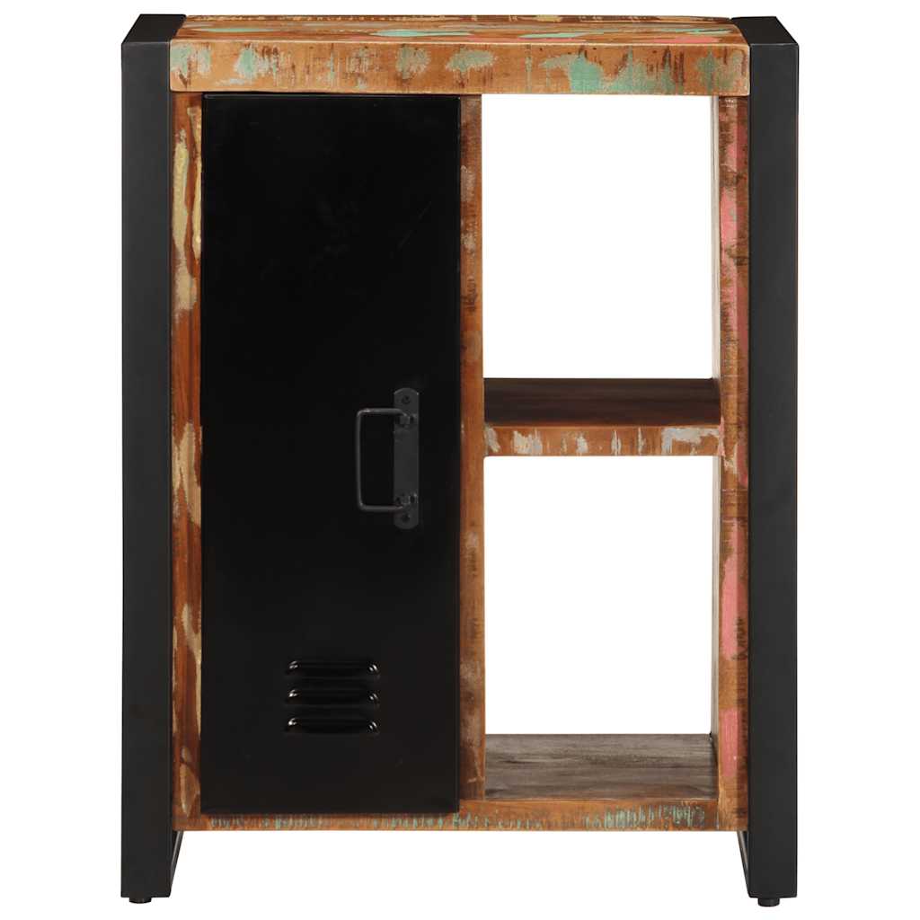 Buffet multicolore 55x35x70 cm bois massif récupération - XIOS