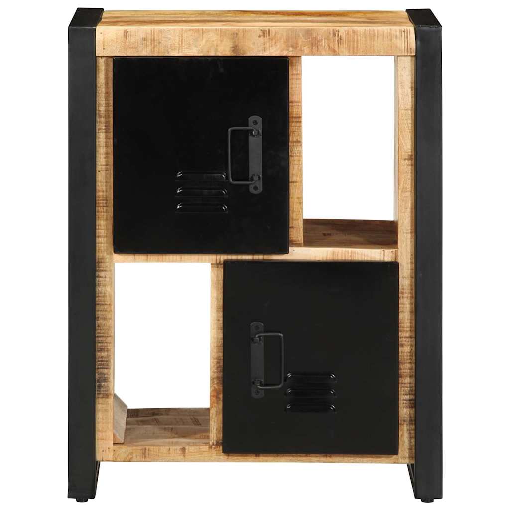 Buffet 55x35x70 cm bois de manguier brut massif - XIOS