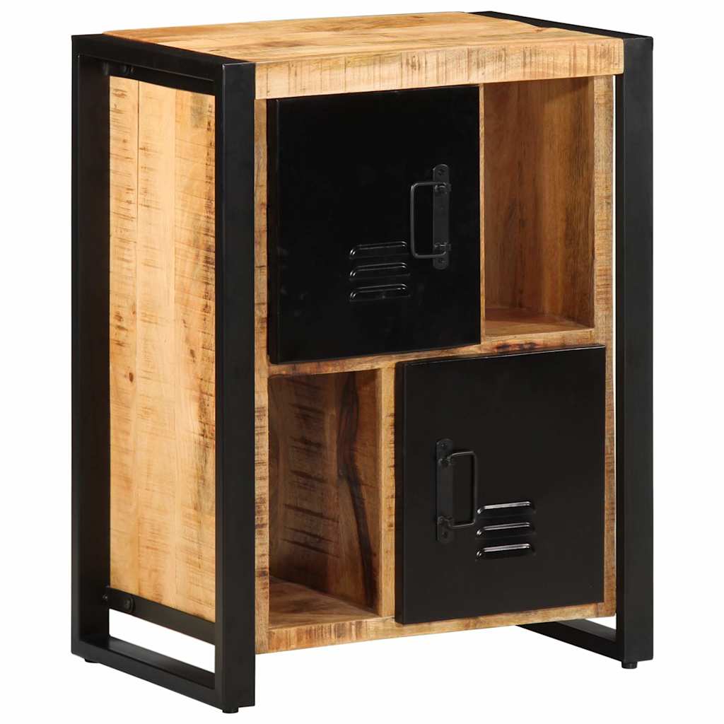 Buffet 55x35x70 cm bois de manguier brut massif - XIOS