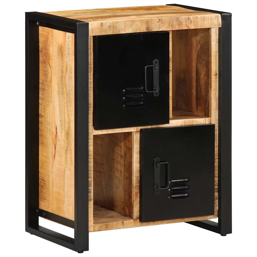 Buffet 55x35x70 cm bois de manguier brut massif - XIOS