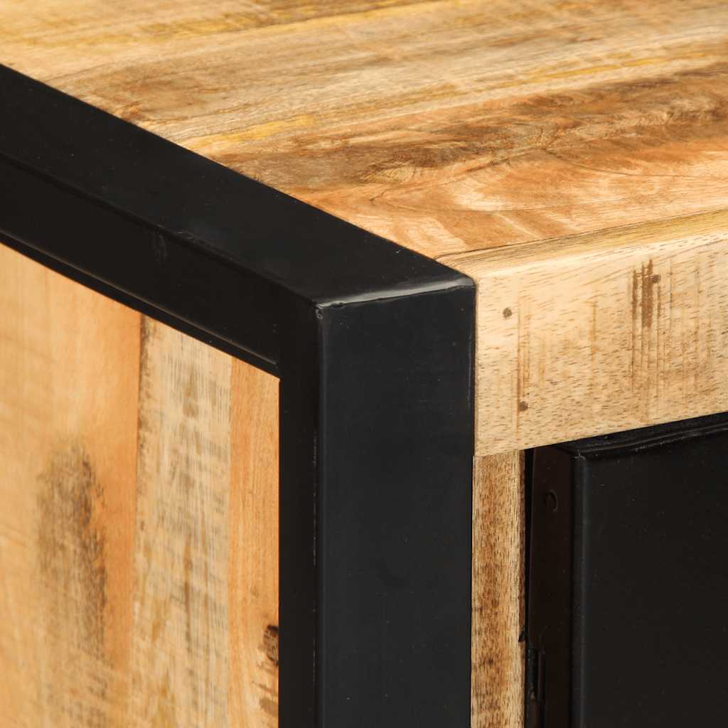 Buffet 55x35x70 cm bois de manguier brut massif - XIOS
