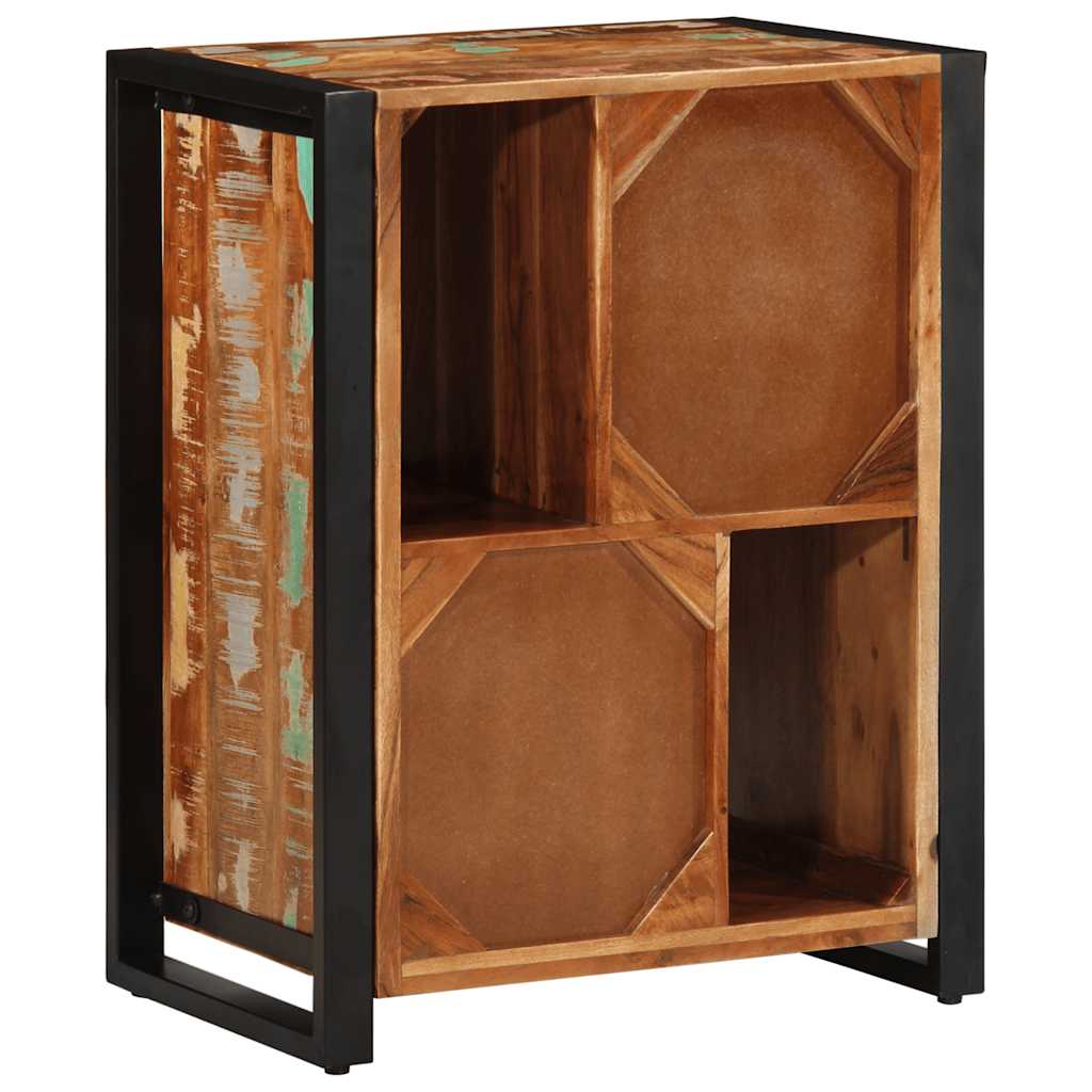 Buffet multicolore 55x35x70 cm bois massif récupération - XIOS