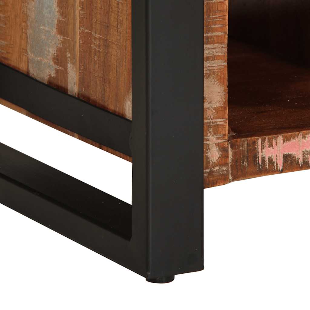 Buffet multicolore 55x35x70 cm bois massif récupération - XIOS