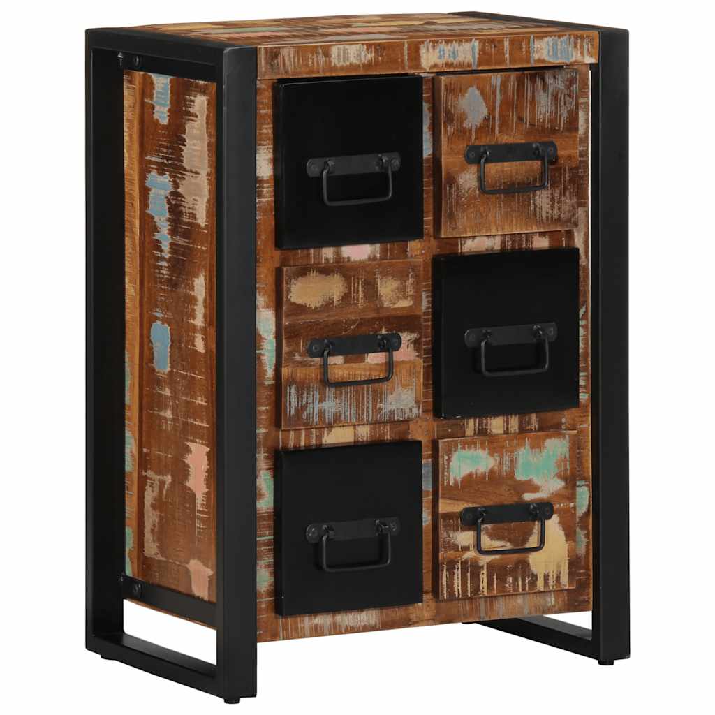 Buffet 50x35x70 cm bois massif de récupération - XIOS