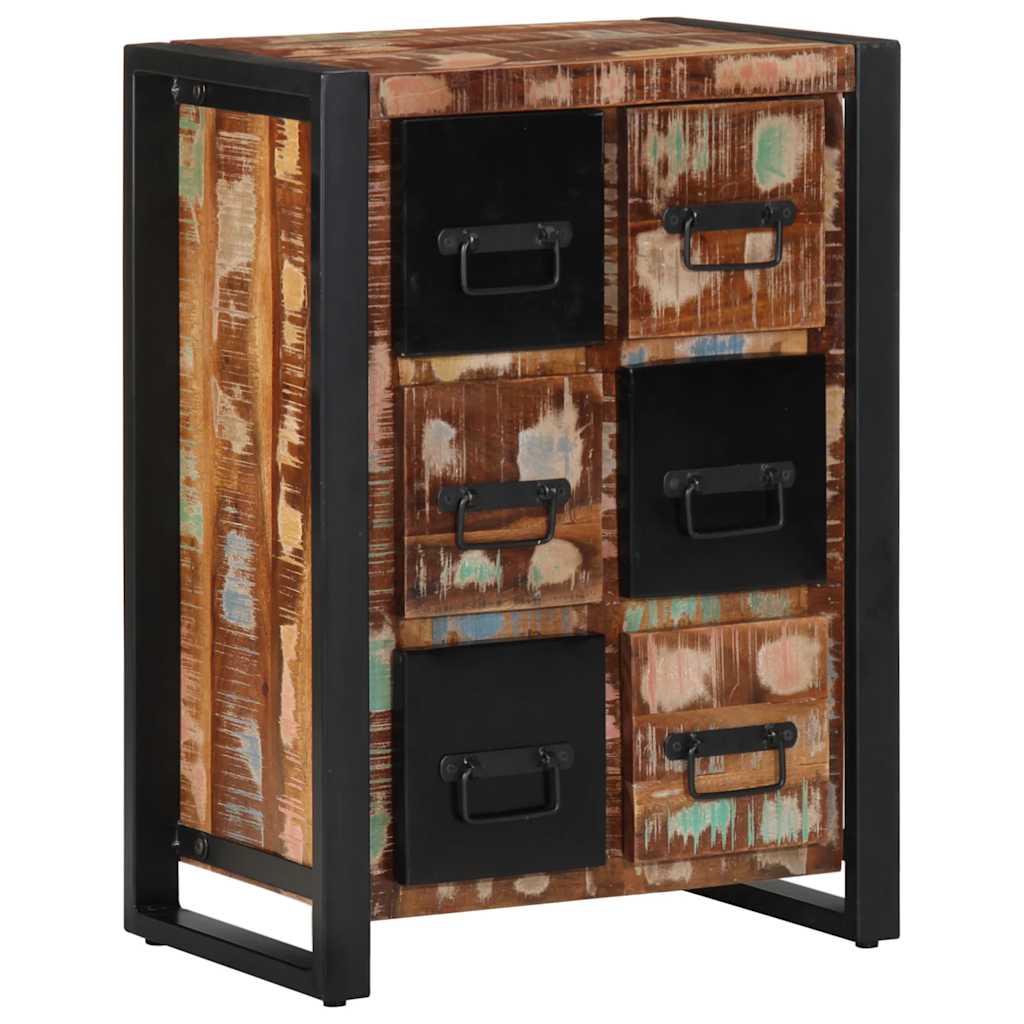 Buffet 50x35x70 cm bois massif de récupération - XIOS