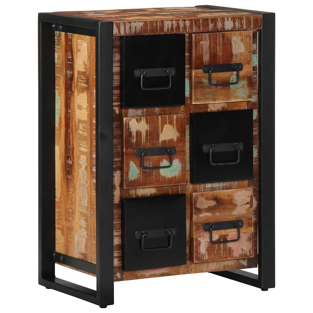 Buffet 50x35x70 cm bois massif de récupération - XIOS