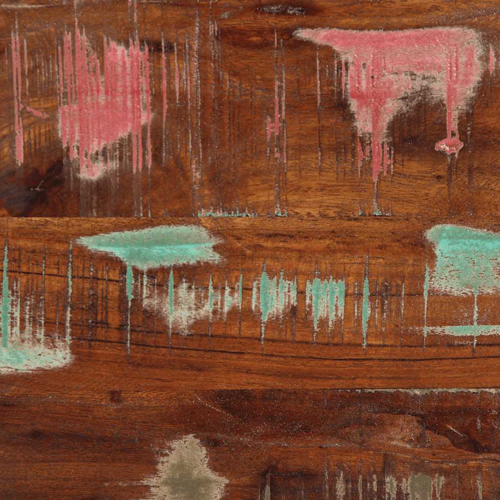 Meuble TV 100x30x35 cm bois de récupération massif - XIOS