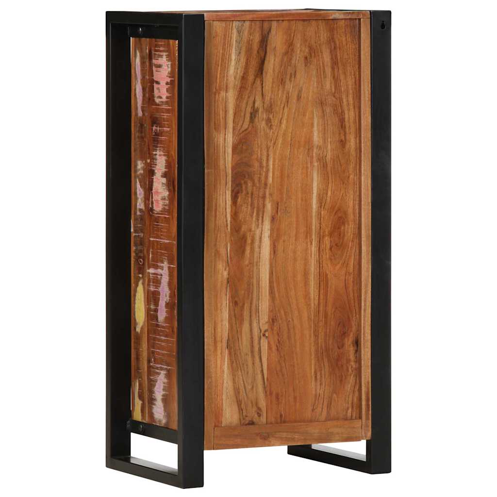 Table de chevet 40x30x80 cm bois massif de récupération - XIOS