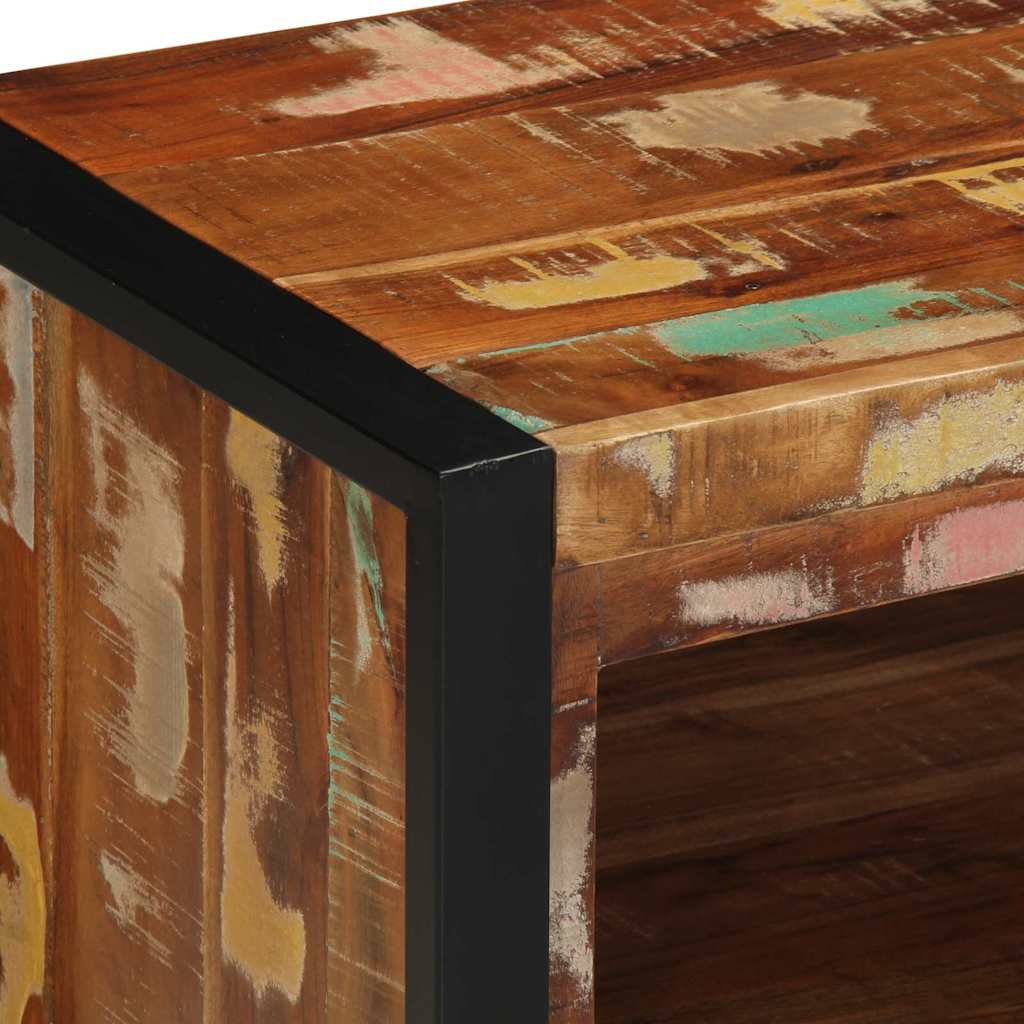 Banc à chaussures Multicolore Bois massif de récupération - XIOS