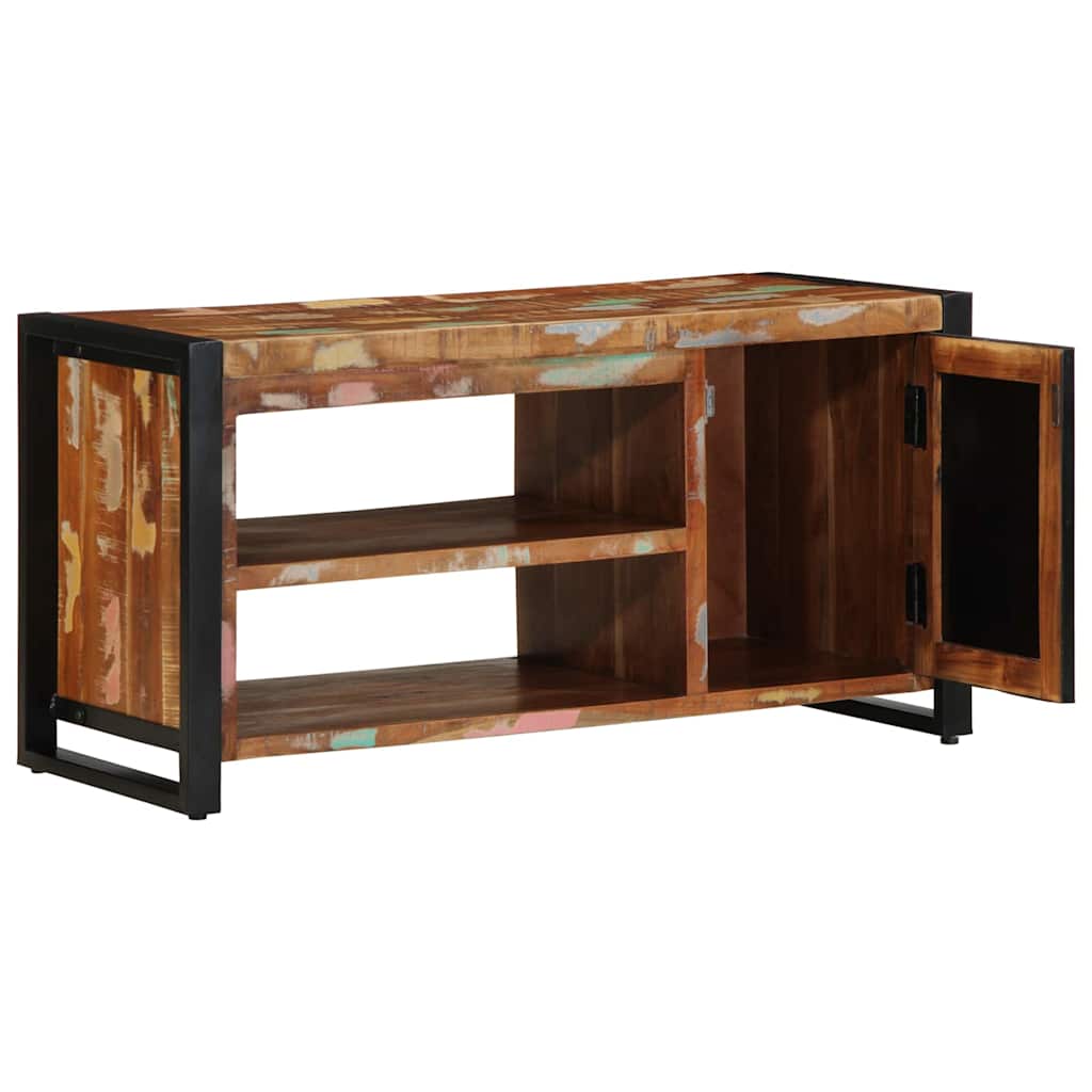 Banc à chaussures Multicolore Bois massif de récupération - XIOS
