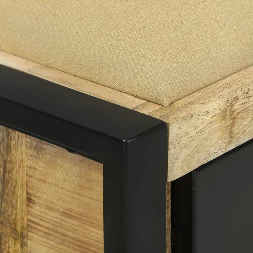 Banc de rangement Marron Bois de manguier massif - XIOS