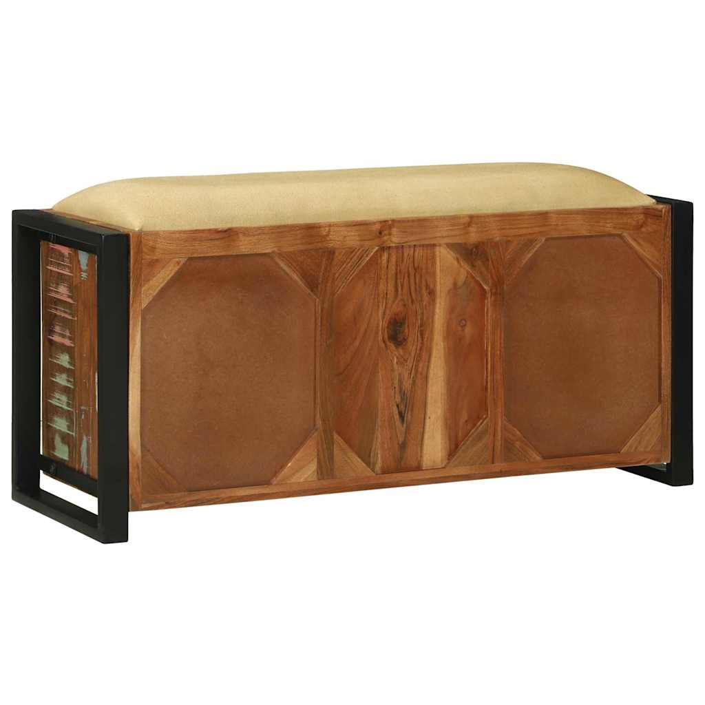 Banc de rangement Multicolore Bois massif de récupération - XIOS