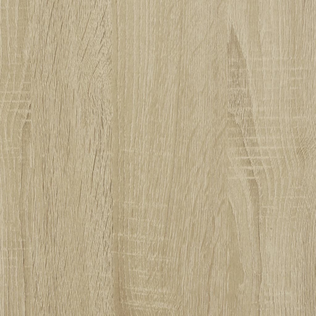 Ensemble de meubles de bain 2pcs céramique et bois d'ingénierie