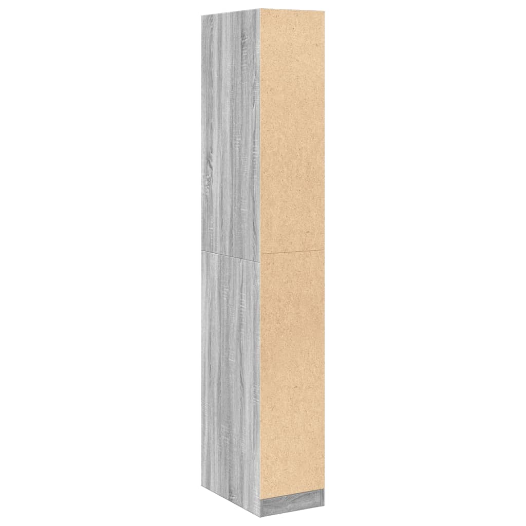 Garde-robe sonoma gris 30x50x200 cm bois d'ingénierie - XIOS