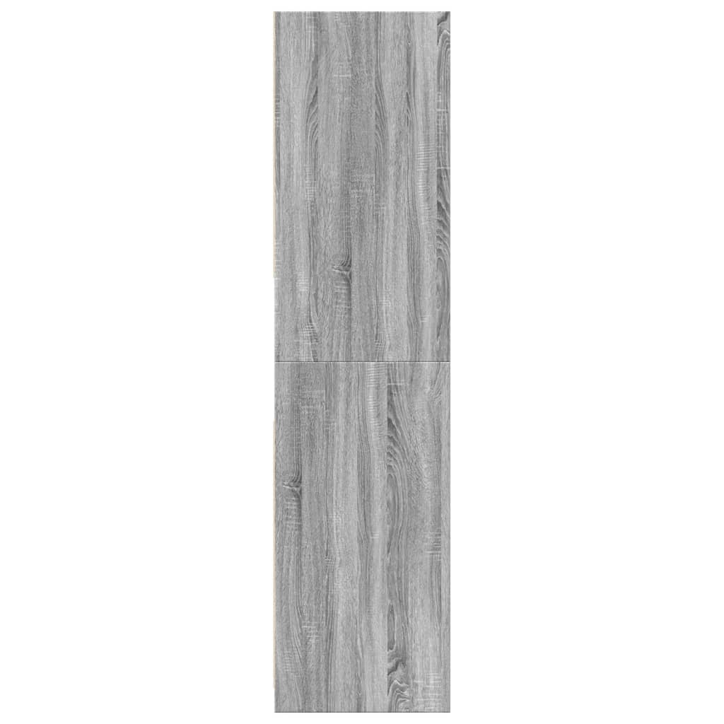 Garde-robe sonoma gris 80x50x200 cm bois d'ingénierie - XIOS