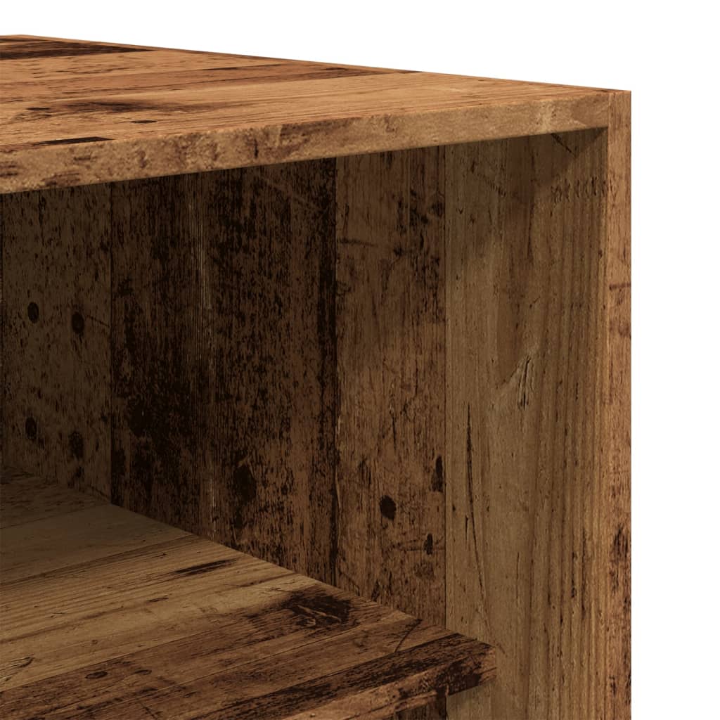 Garde-robe vieux bois 80x50x200 cm bois d'ingénierie - XIOS