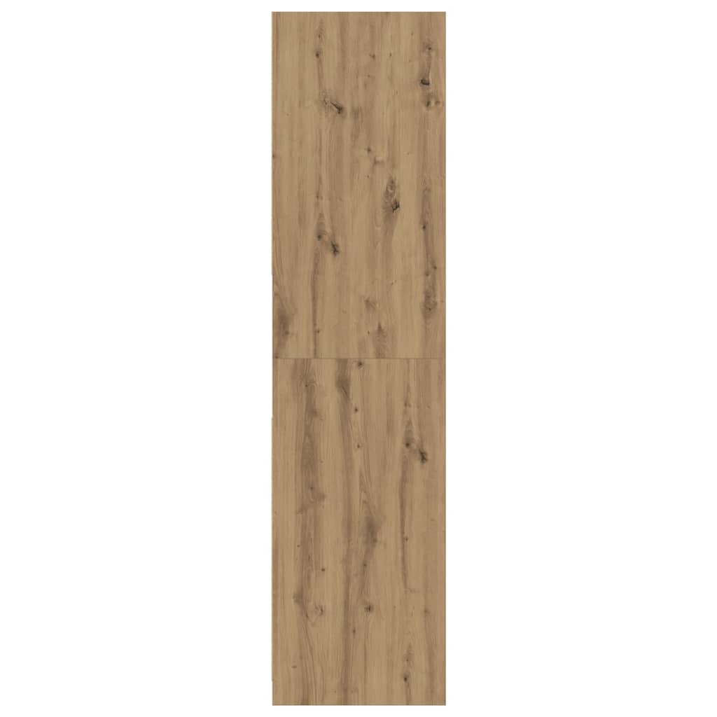 Garde-robe chêne artisanal 80x50x200 cm bois d'ingénierie - XIOS